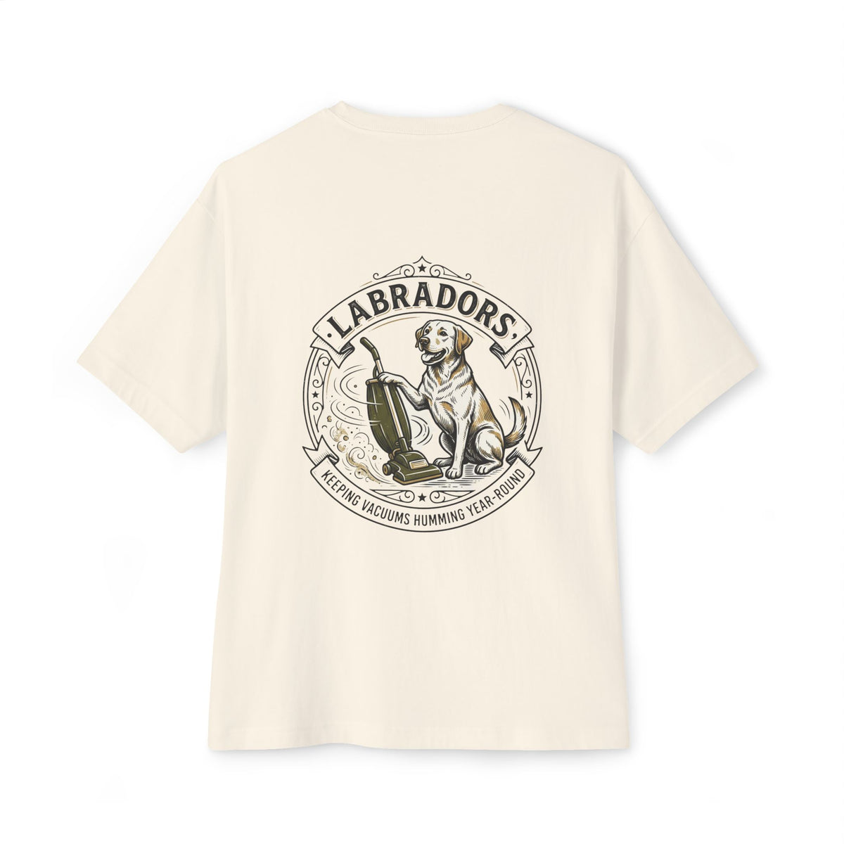 Countryside Vintage Patch Tee — 'Countryside' Chest Logo Oversized T-Shirt