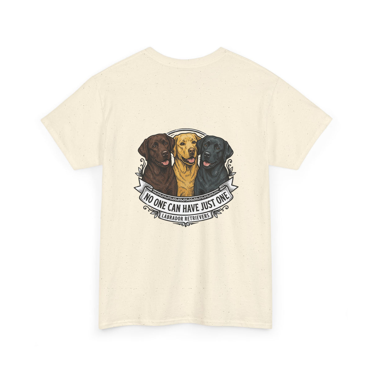 Labrador Trio T-Shirt – "No One Can Have Just One" Dog Lover Tee