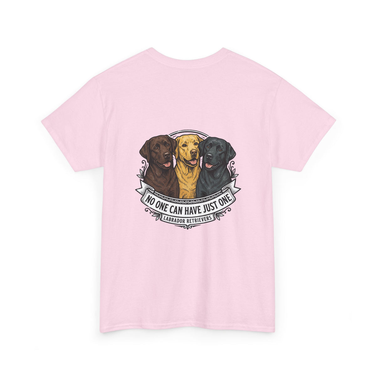 Labrador Trio T-Shirt – "No One Can Have Just One" Dog Lover Tee