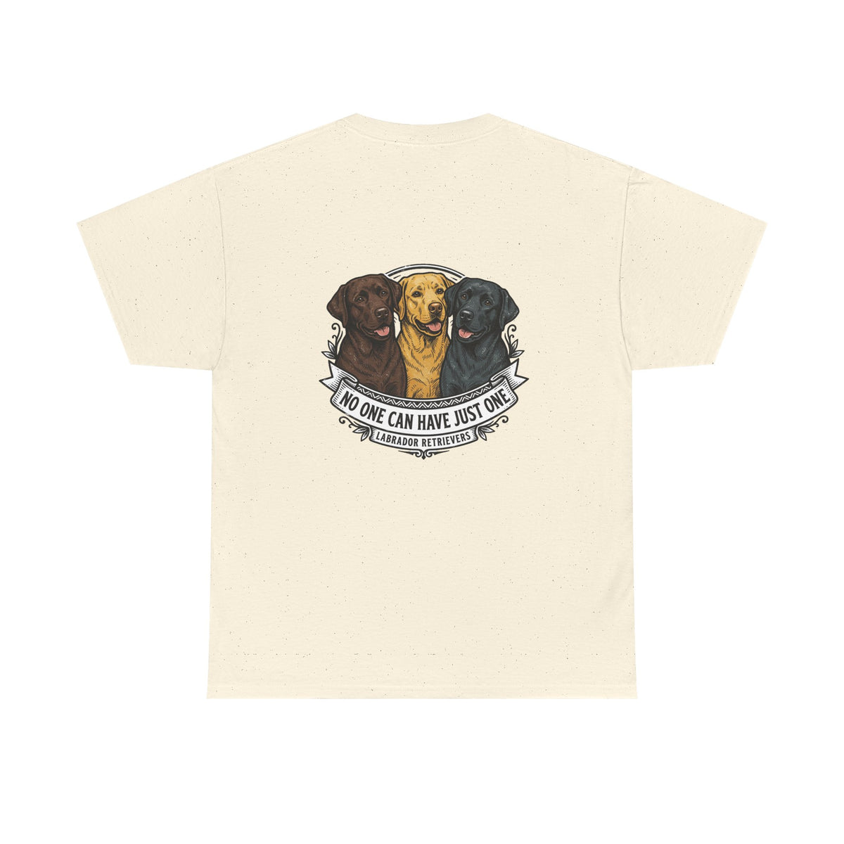 Labrador Trio T-Shirt – "No One Can Have Just One" Dog Lover Tee