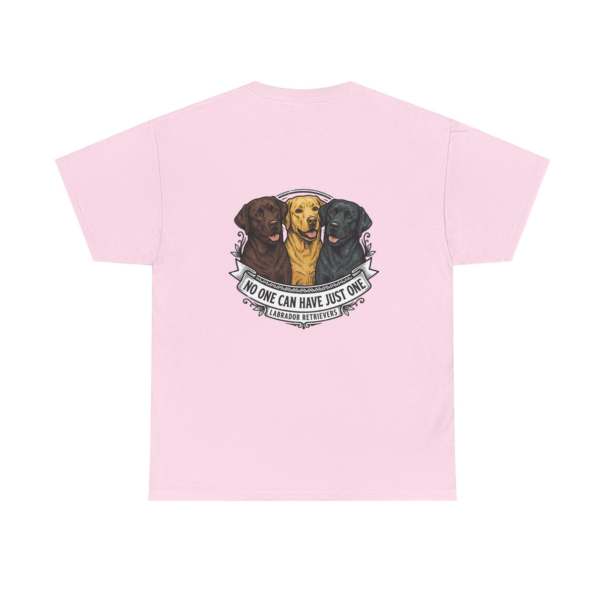 Labrador Trio T-Shirt – "No One Can Have Just One" Dog Lover Tee