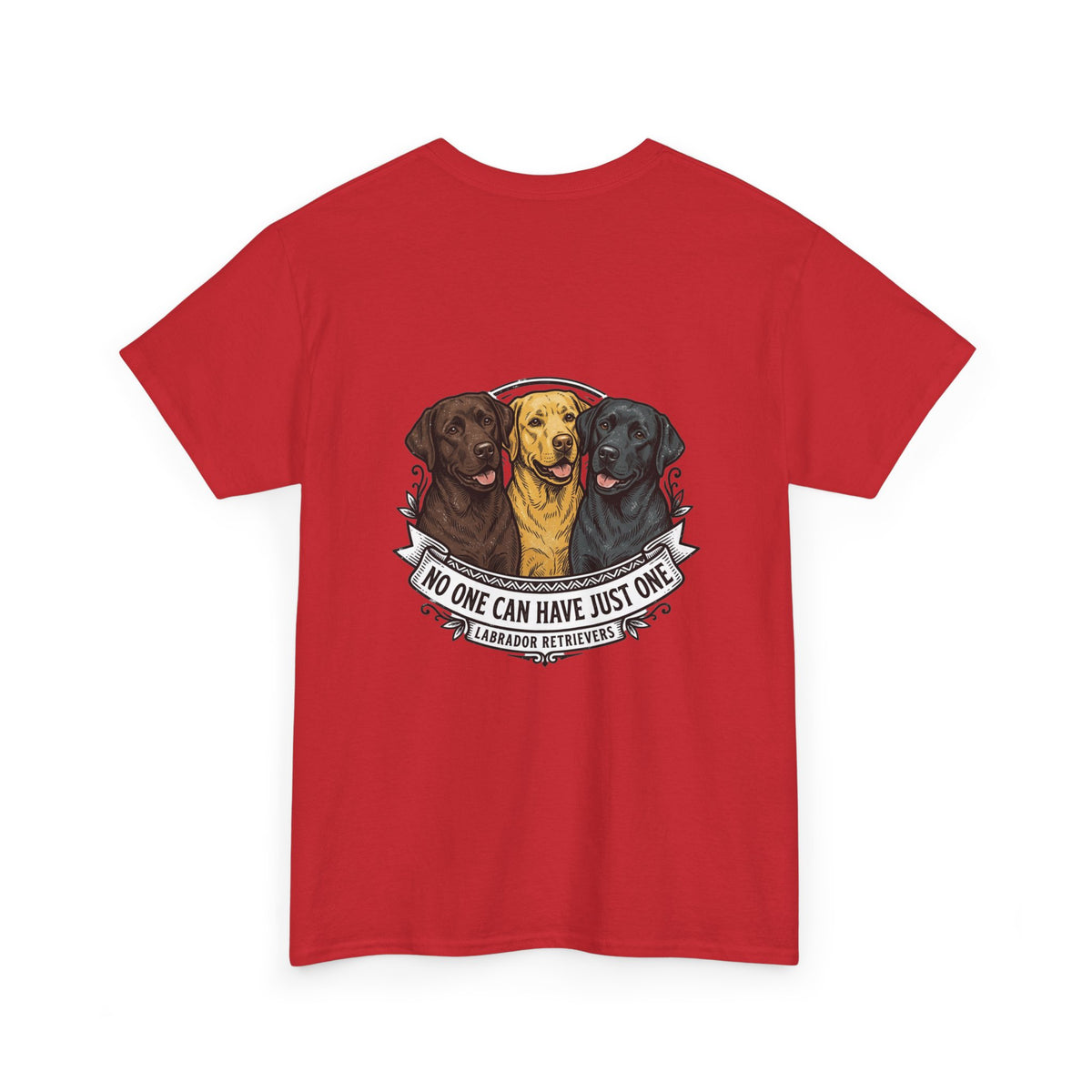 Labrador Trio T-Shirt – "No One Can Have Just One" Dog Lover Tee